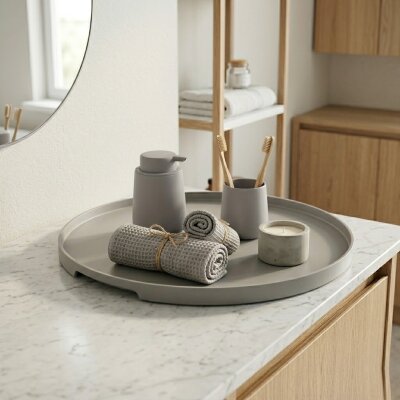 Zone Denmark Singles Tepsi Gri Çap:35 cm (ZD 332038) - Zone Denmark