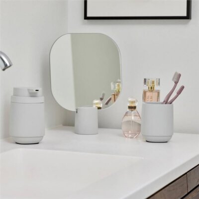 Zone Denmark Time Table Dikdörtgen Masa/Makyaj Aynası Gri (ZD 30745) - Zone Denmark