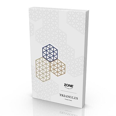 Zone Denmark Triangles Tencere Altlığı 3Lü Çok Renkli 16x14x0.9 cm (ZD 32706) - Zone Denmark (1)