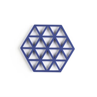 Zone Denmark Üçgen Dekorlu Tencere Altlığı Mavi 16*14 cm (ZD 31602) - Zone Denmark