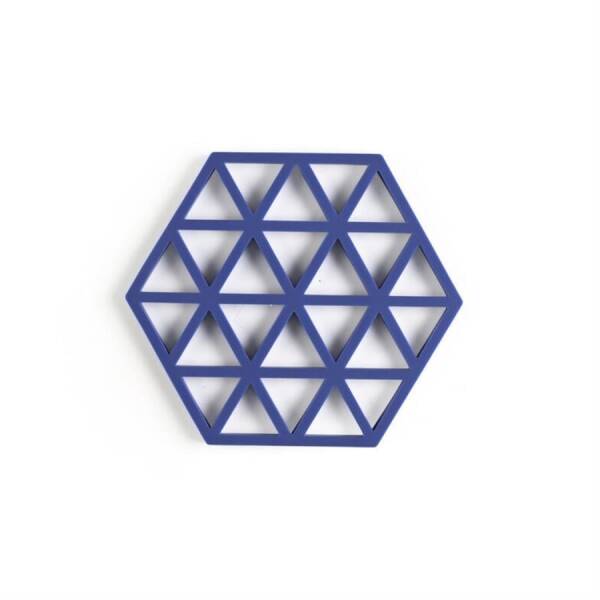 Zone Denmark Üçgen Dekorlu Tencere Altlığı Mavi 16*14 cm (ZD 31602) - 1