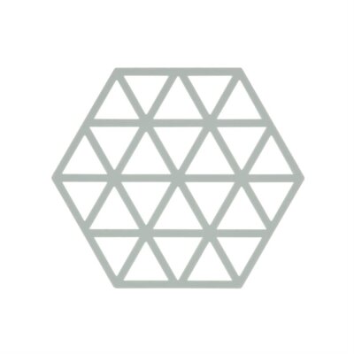 Zone Denmark Üçgen Dekorlu Tencere Altlığı Soft Gri 16*14 cm (ZD 330228) - Zone Denmark