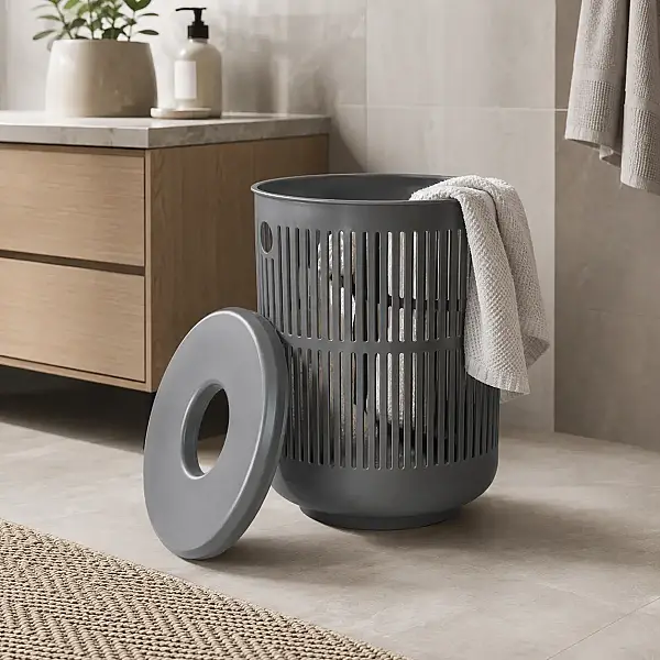 Zone Denmark Ume Çamaşır Sepeti 60 L Gri (ZD 26526) - 1