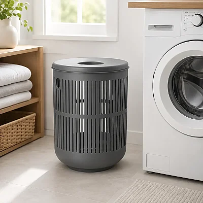 Zone Denmark Ume Çamaşır Sepeti 60 L Gri (ZD 26526) - 3
