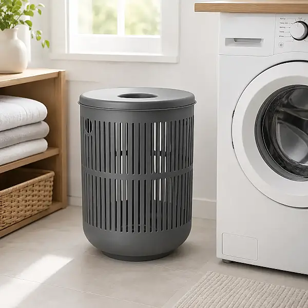 Zone Denmark Ume Çamaşır Sepeti 60 L Gri (ZD 26526) - 3
