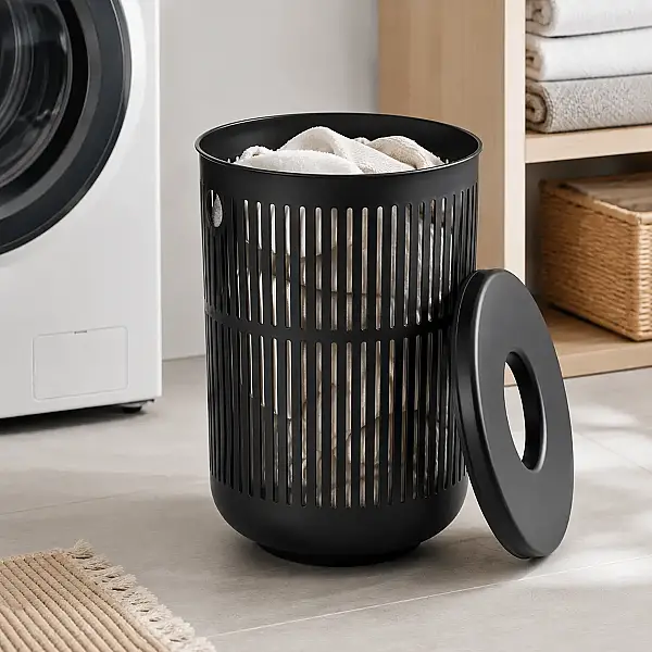 Zone Denmark Ume Çamaşır Sepeti 60 L Siyah (ZD 26523) - 3