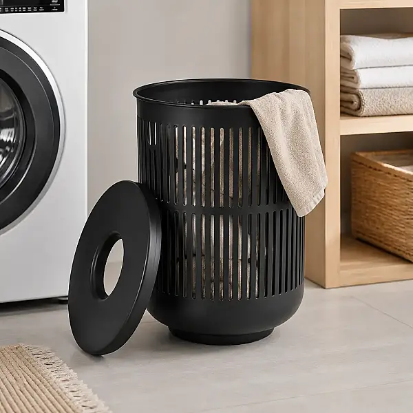 Zone Denmark Ume Çamaşır Sepeti 60 L Siyah (ZD 26523) - 4