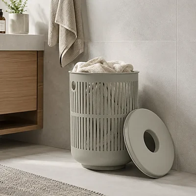 Zone Denmark Ume Çamaşır Sepeti 60 Lt Haki Yeşili (ZD 26528) - 3