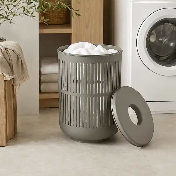 Zone Denmark Ume Çamaşır Sepeti 60 Lt Koyu Gri (ZD 26529) - 3