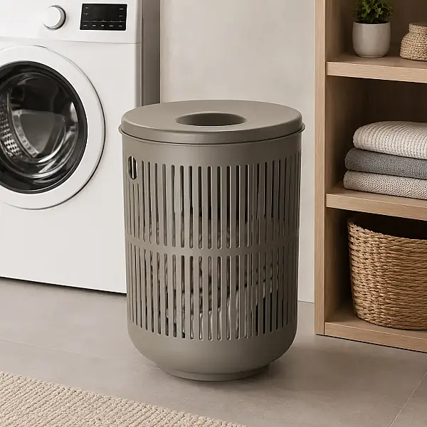 Zone Denmark Ume Çamaşır Sepeti 60 Lt Koyu Gri (ZD 26529) - 4
