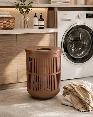 Zone Denmark Ume Çamaşır Sepeti 60 Lt Terracotta Renk (ZD 31549) - 4