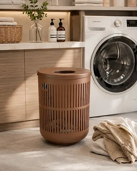 Zone Denmark Ume Çamaşır Sepeti 60 Lt Terracotta Renk (ZD 31549) - 4
